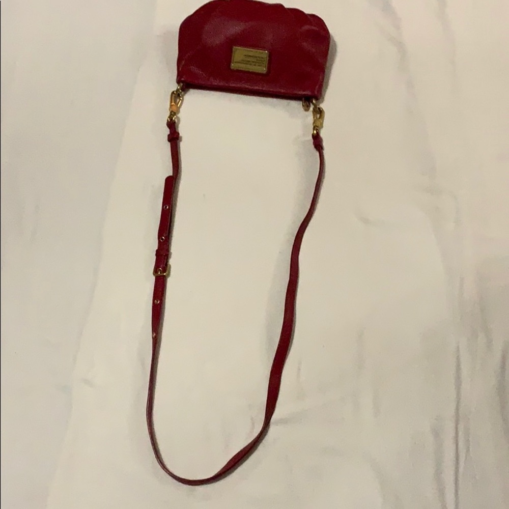 MARC JACOB CROSSBODY RED LEATHER
